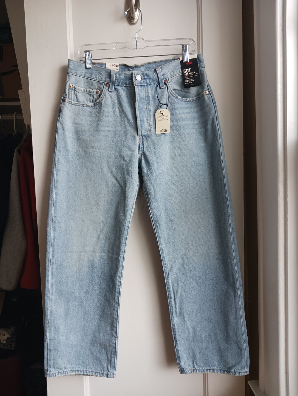 NWT Levi's 501 '90s Ankle Jeans 30 X 27